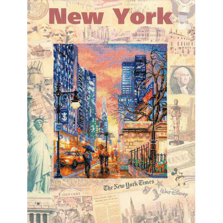  Города мира. Нью-Йорк Набор для вышивания Риолис 0025 РТ