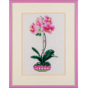 2_2 Розовая орхидея Набор для вышивания Риолис