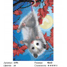 Сложность и количество цветов Веселый мышонок Раскраска картина по номерам на холсте A596