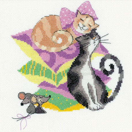  Кошки-мышки Набор для вышивания Риолис 1466