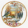  Тарелка с синицей Набор для вышивания Риолис 1692