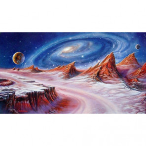 Марсианский пейзаж Алмазная вышивка мозаика Алмазное Хобби