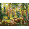  Хранители леса Раскраска картина по номерам на холсте Белоснежка 228-AB