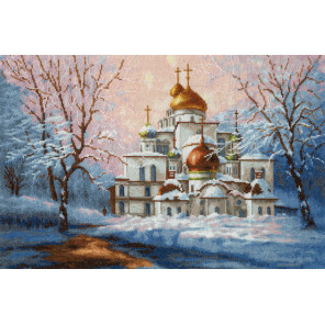 В рамке Воскресенский собор Новоиерусалимского монастыря Набор для вышивания Золотое Руно РП-012