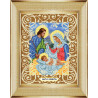 В рамке Святое семейство Канва с рисунком для вышивки бисером Божья Коровка 0059