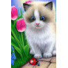  Маленький котенок Раскраска по номерам на холсте Molly KH0314