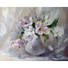  Белые тюльпаны Раскраска по номерам на холсте Molly KH0296