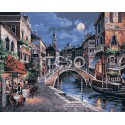 Вечерняя Венеция Раскраска (картина) по номерам на холсте Iteso
