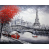  Париж Раскраска по номерам на холсте Molly KH0302