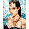  Анджелина Джоли Раскраска картина по номерам MG2107