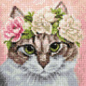 Мартовский кот Алмазная вышивка мозаика Гранни