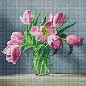 Крупно Весенние тюльпаны AG2309