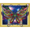  Прекрасная бабочка Алмазная вышивка мозаика на подрамнике 5D LP018