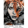 Количество цветов и сложность Характер тигрицы Раскраска по номерам на холсте Живопись по номерам KTMK-44425