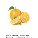 Сочный апельсин Раскраска по номерам на холсте Живопись по номерам