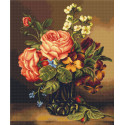 Ваза с розами и цветами Набор для вышивания Luca-S