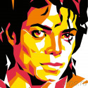 Майкл Джексон Раскраска картина по номерам на холсте