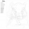 Раскладка Чистоплотная пантера Раскраска по номерам на холсте Живопись по номерам ARTH-AH274