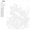 Раскладка Ажурные тюльпаны Раскраска по номерам на холсте Живопись по номерам F46