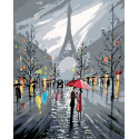 Сны о Париже Раскраска по номерам на холсте Живопись по номерам