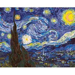 раскладка Звездное небо Раскраска картина по номерам на холсте Z-Z10110094