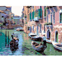 Венецианская прогулка Раскраска картина по номерам на холсте 