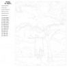 Схема Крылатые качели Раскраска по номерам на холсте Живопись по номерам KTMK-90282