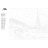 Схема Прогулка по Парижу Раскраска по номерам на холсте Живопись по номерам KTMK-47650