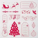 Рождество и Новый год Набор прозрачных штампов для скрапбукинга, кардмейкинга Docrafts