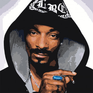 Раскладка Snoop Dogg Раскраска по номерам на холсте Живопись по номерам Z-AB82