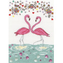 Любовь фламинго Набор для вышивания Bothy Threads