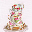 Три чайные чашки Набор для вышивания Luca-S