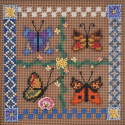 Весенние бабочки Набор для вышивания MILL HILL