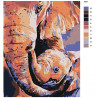 Макет Радостный малыш Раскраска картина по номерам на холсте A601-80x100