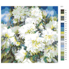 Схема Хризантемы Раскраска картина по номерам на холсте F17