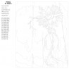 Схема Красота цветка Раскраска картина по номерам на холсте KTMK-82255