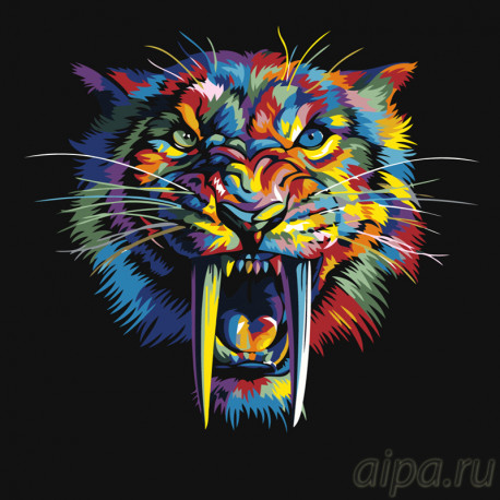 Раскраска - Саблезубый тигр Диего