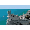  Крымский замок Раскраска по номерам на холсте Живопись по номерам KTMK-CH50