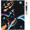 Макет Вселенная влюбленных Раскраска картина по номерам на холсте FT09