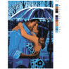 Макет Романтичный дождь Раскраска картина по номерам на холсте RO143-80x120