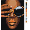 Макет Оранжевое настроение Раскраска картина по номерам на холсте RO150-100x125