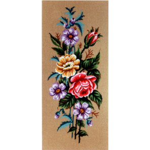 Розы и анемоны Канва жесткая с рисунком для вышивки Gobelin L