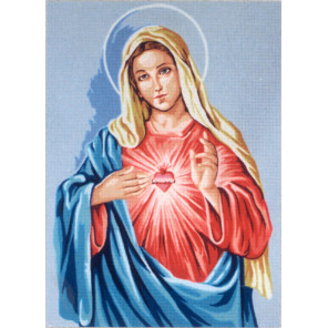 Доброе сердце Девы Марии Канва жесткая с рисунком для вышивки Gobelin L