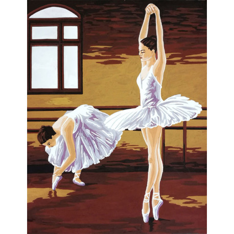 Уроки балета Канва жесткая с рисунком для вышивки Gobelin L
