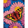  Цветы и бабочки Раскраска картина по номерам на холсте EX5300