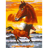  Лошади Раскраска картина по номерам на холсте EX6095