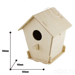  Скворечник-домик Деревянный конструктор F198S