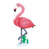  Фламинго Деревяный 3Д пазл с красками HC206