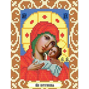  Богородица Корсунская Ткань для вышивания с нанесенным рисунком Божья коровка 0080