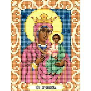  Богородица Юровичская Ткань для вышивания с нанесенным рисунком Божья коровка 0081